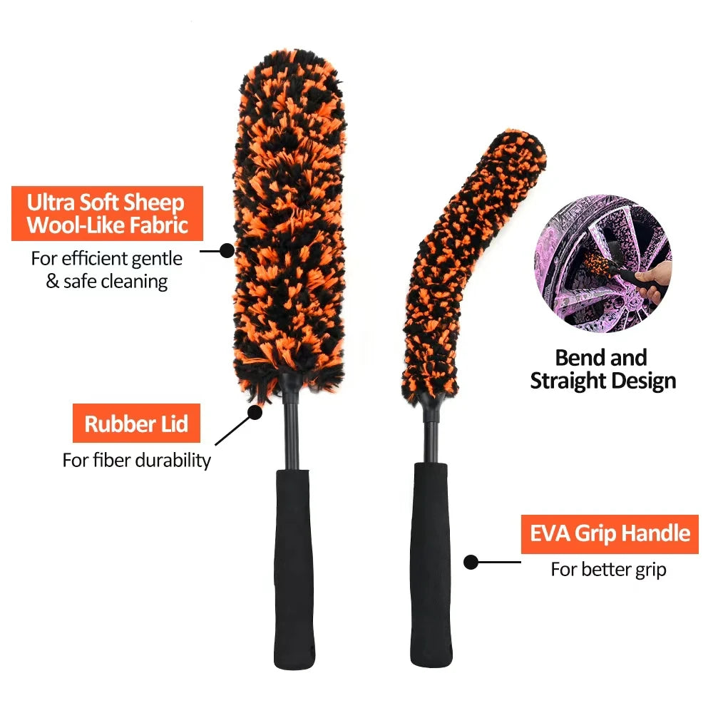 Auron Wheel Brush – Premium Wheel Cleaning Brush